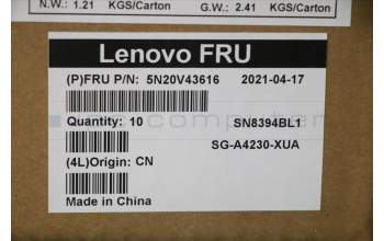 Lenovo 5N20V43616 Keyboard Internal, USA English, Backlight, Silver, US