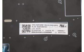 Lenovo 5N20V43633 NB_KYB CMSK-CS20,SV-BL,LTN,NOR