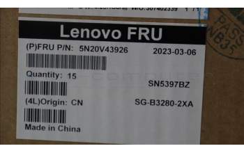 Lenovo 5N20V43926 NB_KYB CMFL-CS20,BK-BL,LTN,SWS