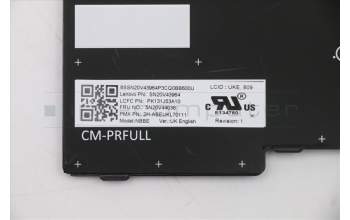 Lenovo 5N20V44036 Keyboard Internal, UK English, Black, Non-Backlight, UK