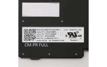 Lenovo 5N20V44069 NB_KYB CMFL-CS20,BK-BL,PMX,SWE/FIN