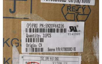 Lenovo 5N20V44216 NB_KYB CMFL-CS20,BK-BL,SRX,UK