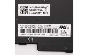 Lenovo 5N20V77999 NB_KYB CMNM-CS20,BK-BL,CHY,ENG