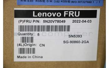 Lenovo 5N20V78049 NB_KYB CMNM-CS20,BK-NBL,LTN,HUN