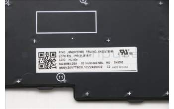 Lenovo 5N20V78049 NB_KYB CMNM-CS20,BK-NBL,LTN,HUN