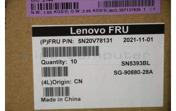 Lenovo 5N20V78131 NB_KYB CMNM-CS20,BK-BL,LTN,TUR