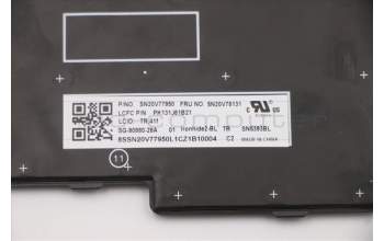 Lenovo 5N20V78131 NB_KYB CMNM-CS20,BK-BL,LTN,TUR
