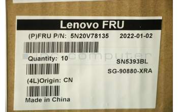 Lenovo 5N20V78135 CMNM-CS20,BK-BL,LTN,KOR