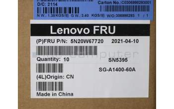Lenovo 5N20W67720 NB_KYB CS20L FULL KBD LTN,NBL,B,EST