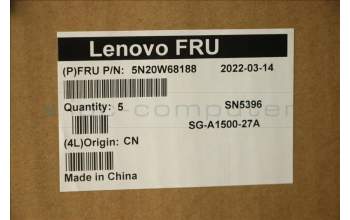 Lenovo 5N20W68188 Interne Tastatur, Bulgarisch, schwarz, Ohne_Hintergrundbeleuchtung, mit Ziffernblock