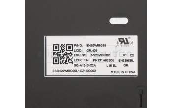 Lenovo 5N20W68301 NB_KYB CS20L NUM KBD LTN,BL,B,GRE