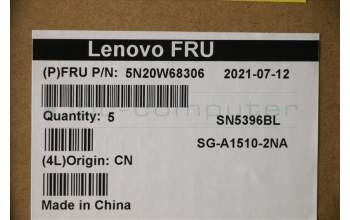 Lenovo 5N20W68306 Keyboard Internal, Norwegian, Backlight, w/Number, UK