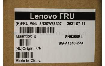Lenovo 5N20W68307 Keyboard Internal, Portuguese, Backlight, w/Number, UK