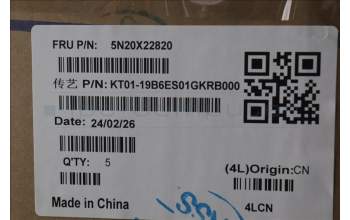 Lenovo 5N20X22820 NB_KYB TR(P) CS20 KBD TRI,NBL,BK,GRE