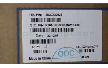 Lenovo 5N20X22825 NB_KYB TR(P) CS20 KBD TRI,NBL,BK,NOR