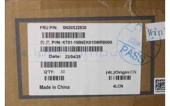 Lenovo 5N20X22830 Keyboard Internal, Swiss, Black, Non-Backlight, UK