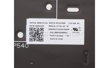 Lenovo 5N20X22929 NB_KYB TR(P) CS20 KBD TRI,BL,BK,HBW