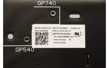 LENOVO 5N20Z74826 Keyb P15/T15g G1 BR - BL