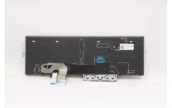 Lenovo 5N20Z74836 Keyboard Internal, Hungarian, Black, Backlight, w/Number, UK