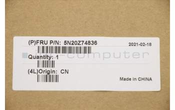 Lenovo 5N20Z74836 Keyboard Internal, Hungarian, Black, Backlight, w/Number, UK