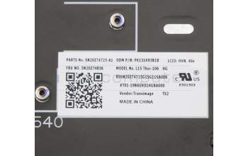 Lenovo 5N20Z74836 Keyboard Internal, Hungarian, Black, Backlight, w/Number, UK