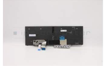 Lenovo 5N20Z74876 Keyboard Internal, Norwegian, Black, Backlight, w/Number, UK