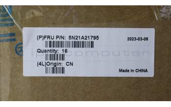 Lenovo 5N21A21795 Keyboard Internal, UK English, Black, Non-Backlight, UK