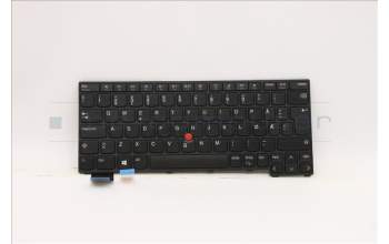 Lenovo 5N21A21862 Keyboard Internal, Norwegian, Non-Backlight, Black, UK
