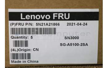 Lenovo 5N21A21866 Keyboard Internal, Swedish/Finnish, Black, Non-Backlight, UK