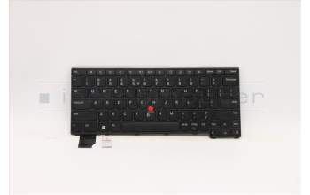 Lenovo 5N21A21870 Keyboard Internal, US English Euro, Non-Backlight, Black, US