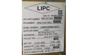 Lenovo 5N21A21963 NB_KYB CS21KBD SKTOP CHY,BL,GR,BEL