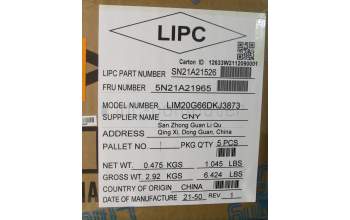 Lenovo 5N21A21965 NB_KYB CS21KBD SKTOP CHY,BL,GR,DEN