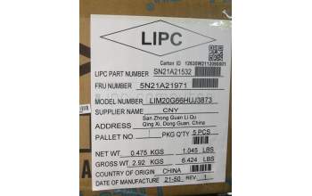 Lenovo 5N21A21971 NB_KYB CS21KBD SKTOP CHY,BL,GR,HUN