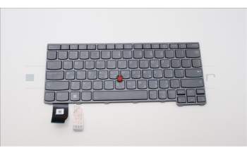Lenovo 5N21A22007 Keyboard Internal, Hebrew, Grey, Backlight, US