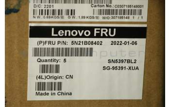 Lenovo 5N21B08402 Keyboard Internal, US English Euro, Backlight, US