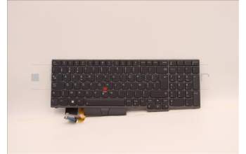 Lenovo 5N21B08457 Keyboard Internal, Belgian, Grey, Backlight, w/Number, UK