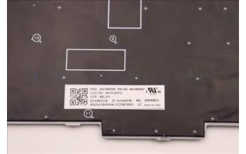 Lenovo 5N21B08457 Keyboard Internal, Belgian, Grey, Backlight, w/Number, UK