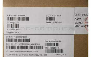 Lenovo 5N21B44356 NB_KYB CS20 P2 NM BK-BL,CHY,TC