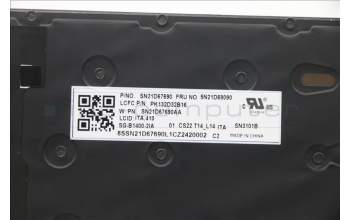 LENOVO 5N21D68090 Keyb L14/T14/P14s G3/G4 IT - BL