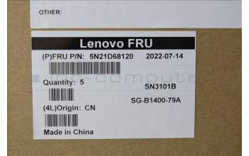 Lenovo 5N21D68120 NB_KYB CS22 FL TOP,BK-BL,LTN,NORDIC