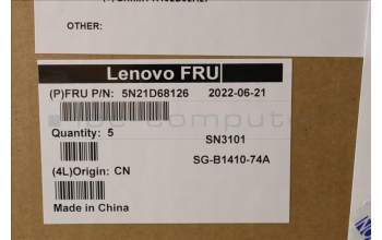 Lenovo 5N21D68126 NB_KYB CS22 FL TOP,BK-NBL,LTN,LA SPA
