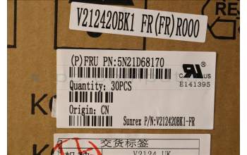 Lenovo 5N21D68170 NB_KYB CS22 FL TOP,BK-BL,SRX,FRA