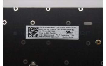 Lenovo 5N21D68285 Keyboard Internal, Hungarian, Non-BackLight, Black, UK