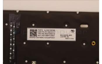 Lenovo 5N21D68318 Keyboard Internal, French, BackLight, Grey, US