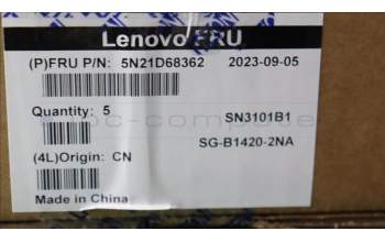 Lenovo 5N21D68362 NB_KYB CS22 FL TOP,GR-BL,LTN,NOR