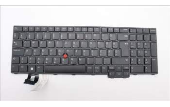 Lenovo 5N21D93663 Keyboard Internal, Hungarian, Black, Non-Backlight, w/Number, UK