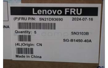 Lenovo 5N21D93690 NB_KYB CS22 NM TOP,BK-BL,LTN,BRL
