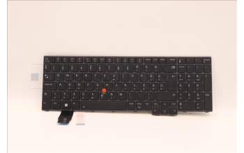 Lenovo 5N21D93700 Keyboard Internal, Hungarian, Black, Backlight, w/Number, UK