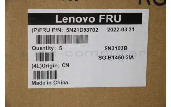 LENOVO 5N21D93702 Keyb T16/P16s/P16v G1/G2 /L15 G3/G4 IT - BL