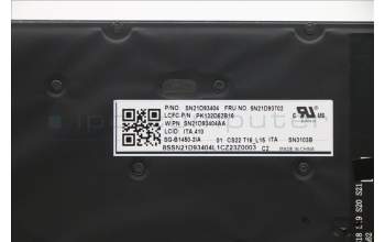 LENOVO 5N21D93702 Keyb T16/P16s/P16v G1/G2 /L15 G3/G4 IT - BL